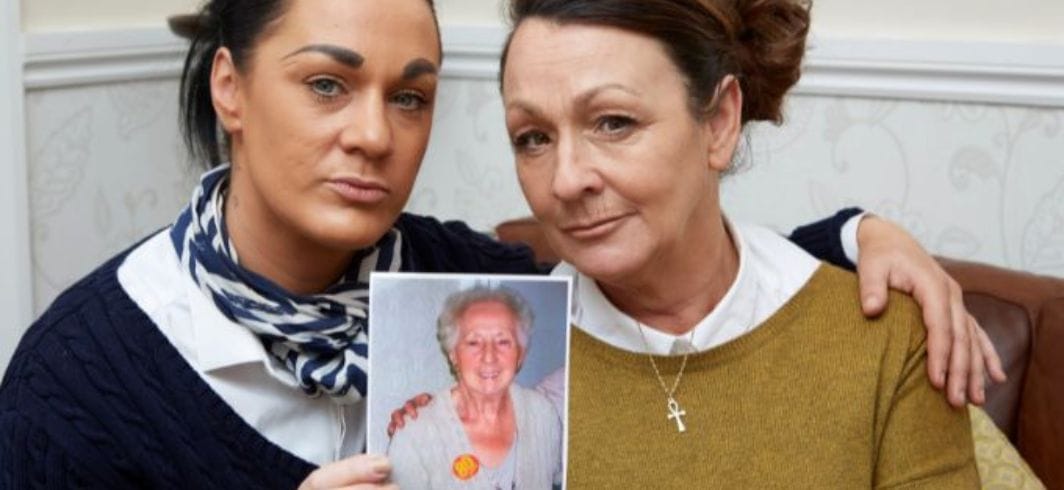 freda jobsons grandaughter and daughter concept medical negligence care home abuse and neglect client