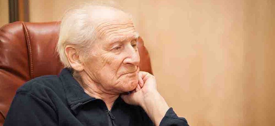 old man starring thoughtfully concept medical negligence delayed cancer diagnosis client