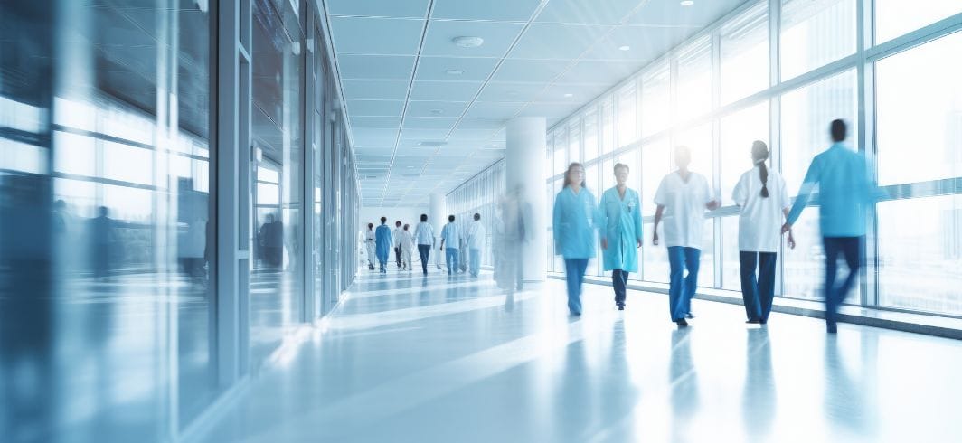 doctors walking in a hospital concept accidents abroad package holiday injuries client
