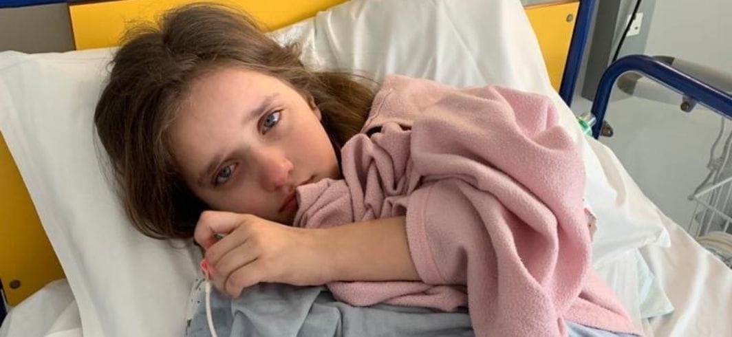 bunty in her hospital bed concept medical negligence great ormond street hopsital client