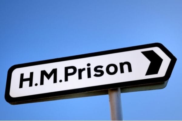 Prison sign