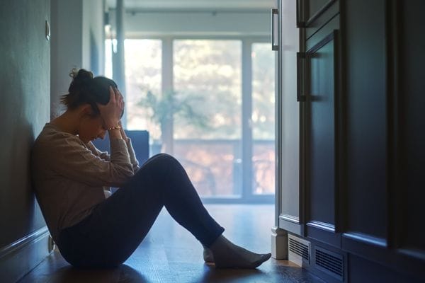 domestic abuse victim  survivor at home