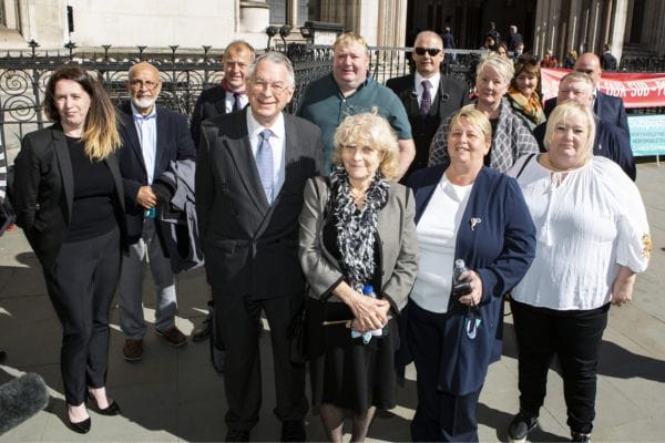 Vindicated subpostmasters represented by Hudgell Solicitors.