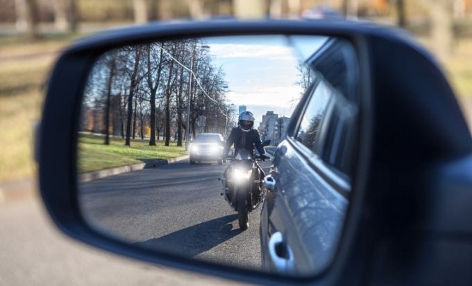 motorcycle accident filtering
