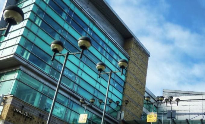 outside view of the manchester arean from the front steps concept manchester arena inquiry