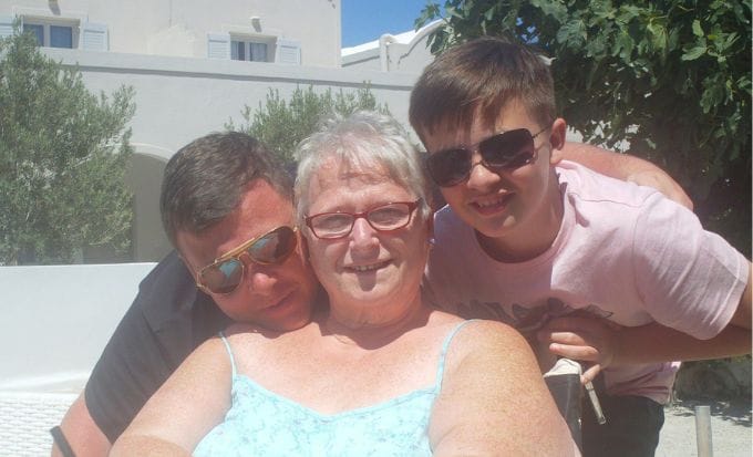 victim philip tron smiling with family and mother june tron affected by manchester arena bombing