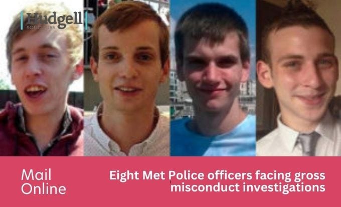 Eight Met Police officers face gross misconduct investigations