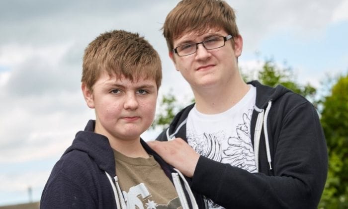 brandon steele with brother