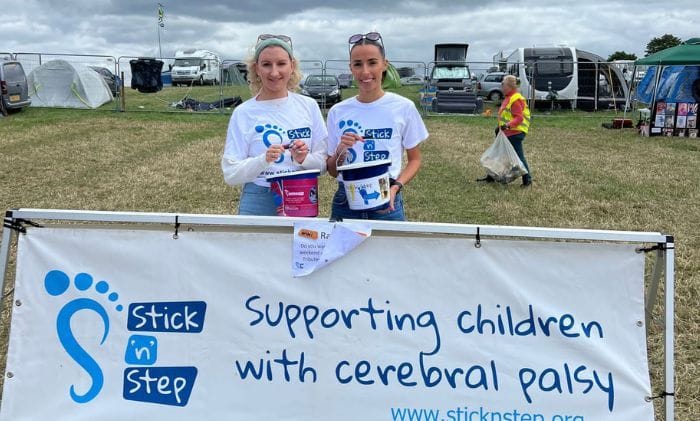 hudgell-team-members-supporting-community-partner-stick-and-step-supporting-children-with-cerebral-palsy