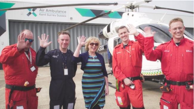 Supporting the inspirational and life-saving Air Ambulance Kent Surrey Sussex