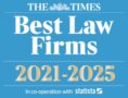 Hudgell Solicitors The Times Best Law Firms 2021 to 2025.